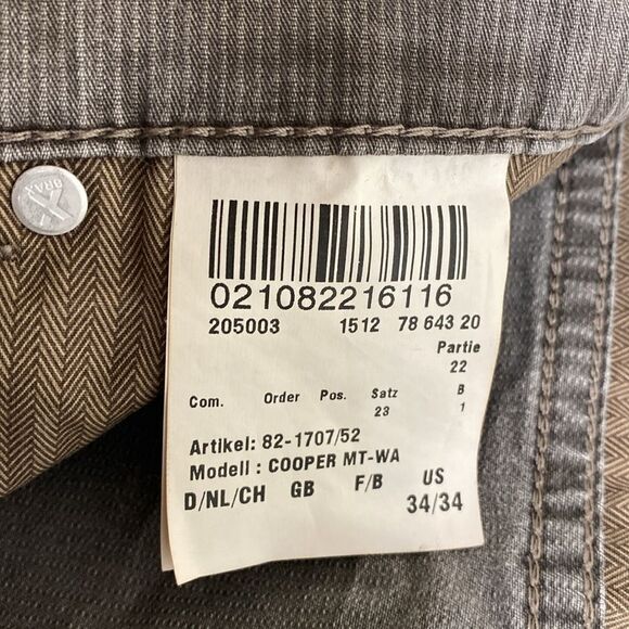 BRAX Cooper Men’s Fine Corduroy Pants Size 34” x 34” - Picture 3 of 10